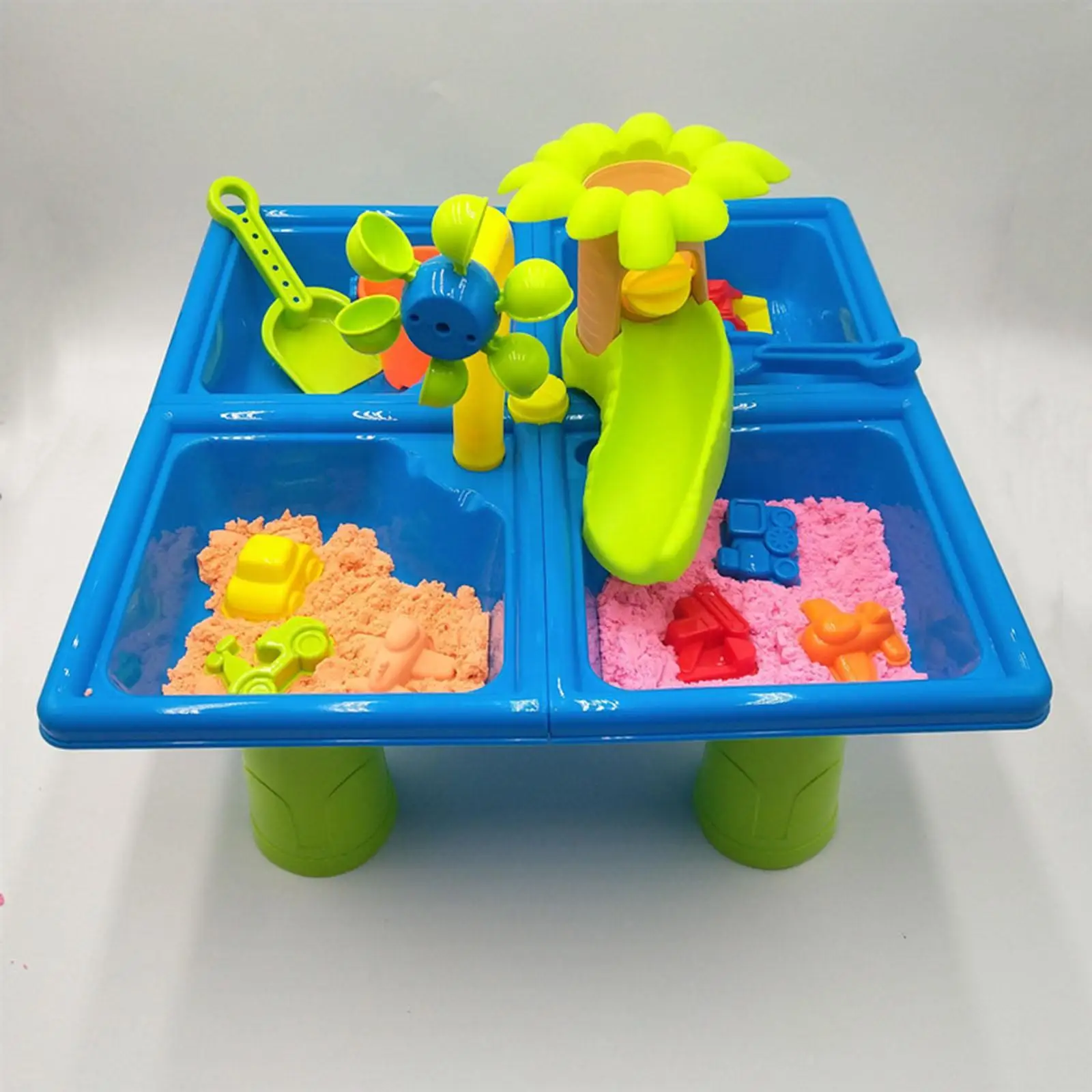 Mesa de agua de arena para niños, mesa de juego sensorial de actividades para niños pequeños, patio trasero