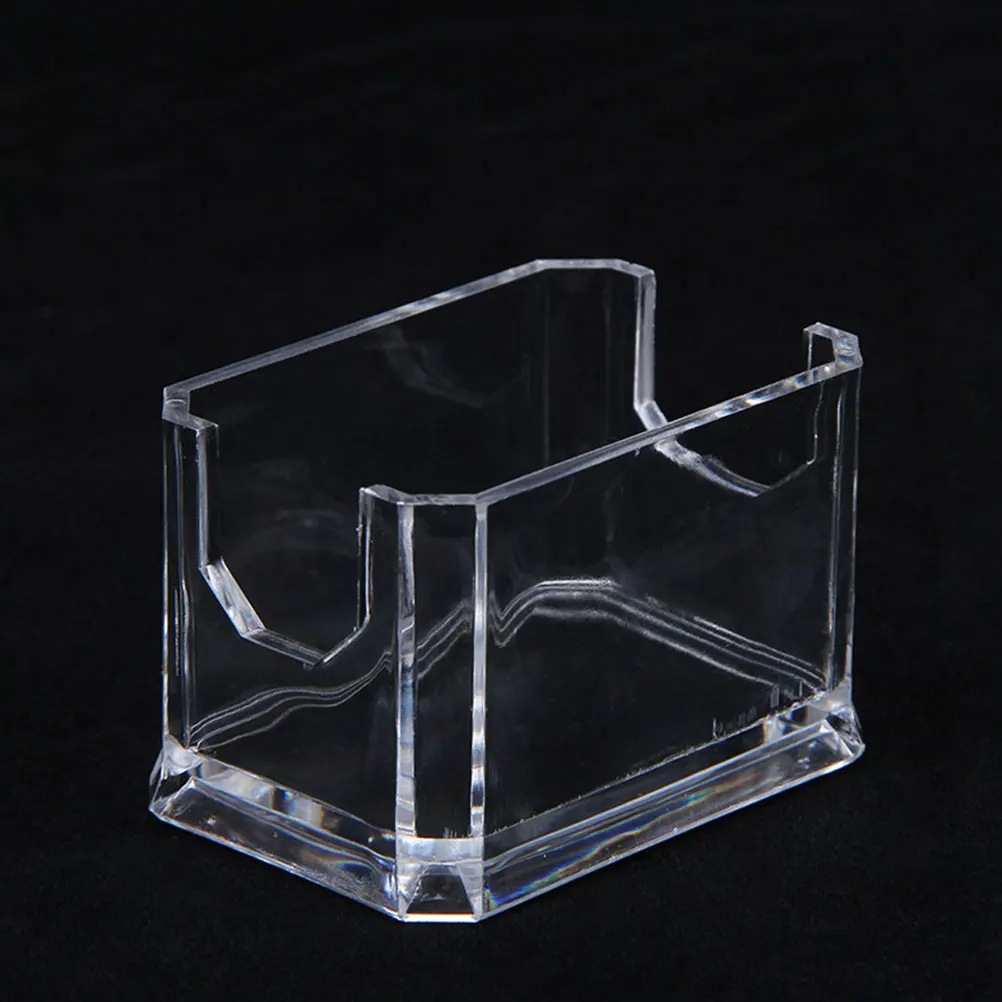 

4pcs Storage Box Set Cards Holder Organizer Vertical Desk Display Pocket Business Card Holder Organizer