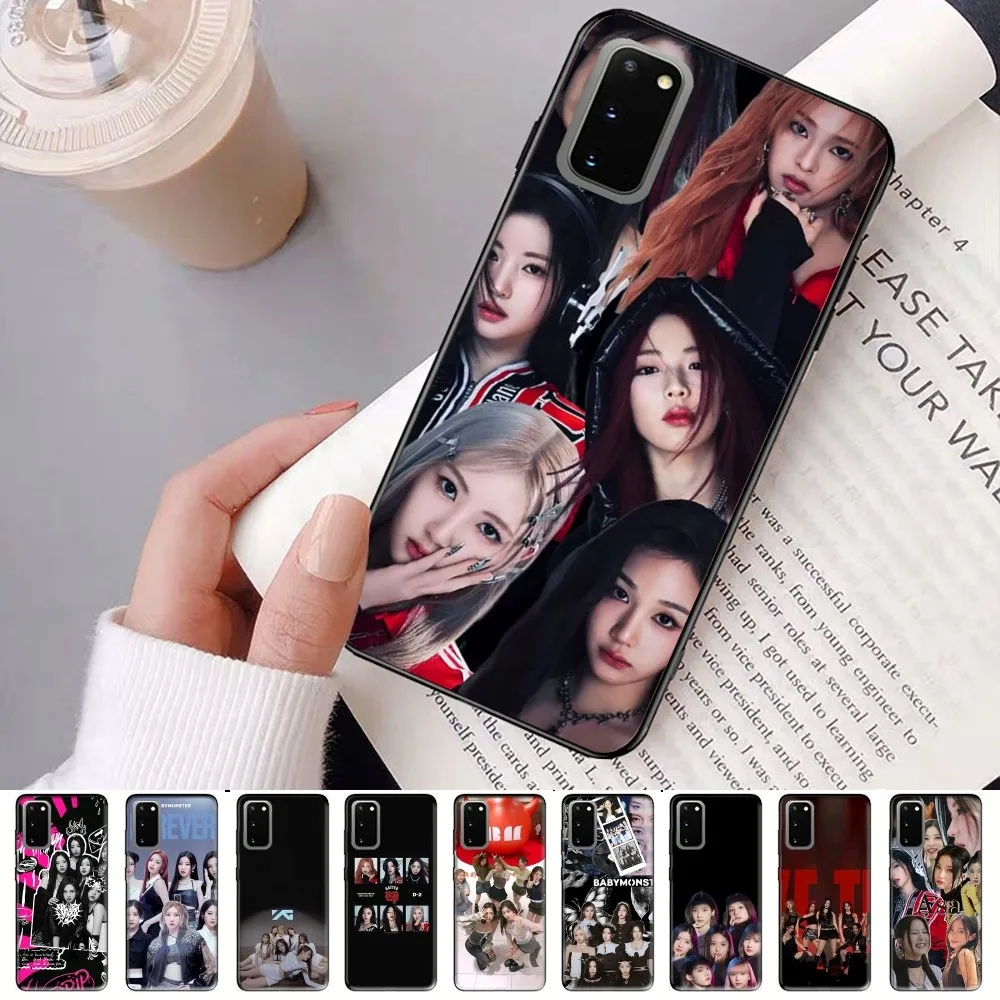 Kpop BABYMONSTER Phone Case For Samsung S 9 10 20 21 22 23 30 23 24 Plus Lite Ultra FE S10lite Fundas