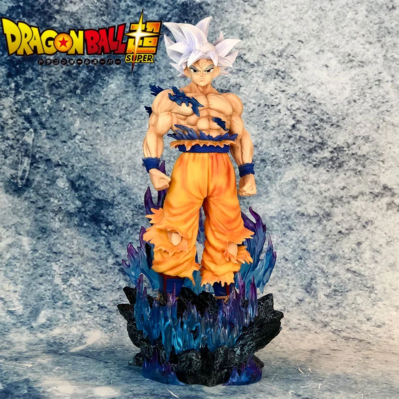 

New Arrival 33cm Son Goku Dragon Ball Anime Figure Ultra Instinct Figurine Pvc Statue Model Doll Collectible Toys Birthday Gifts