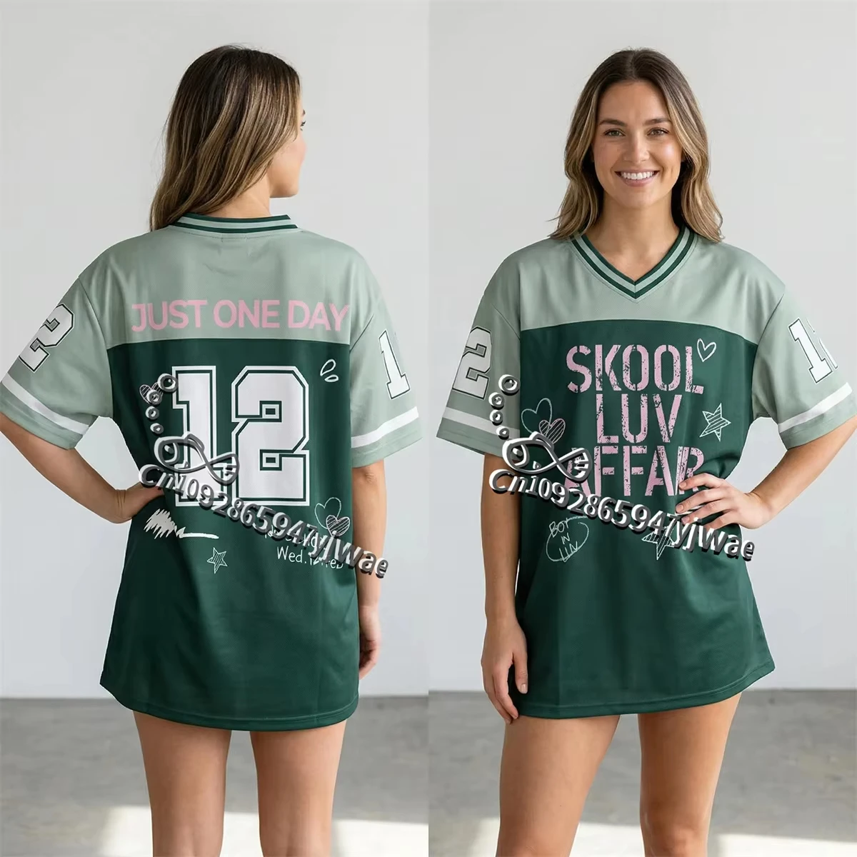 Camiseta de Fútbol Skool Luv Affair 2026, Merchandise de Regreso, Regalo Kpop para Fans, Camisetas de Verano para Hombre y Mujer, Top Y2K