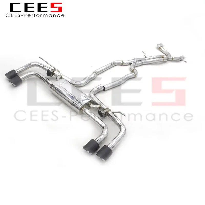 CEES Catback exhaust For PORSCHE Cayenne 958 4.8 2010-2016 Stainless Steel High Performance Exhaust valve control Exhaust Pipe