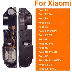 Loudspeaker Buzzer Ringer Loud Speaker Flex Cable For Xiaomi Pocophone Poco F1 F2 F3 X2 X3 NFC X4 GT M2 M3 M4 Pro 4G 5G C3 Parts