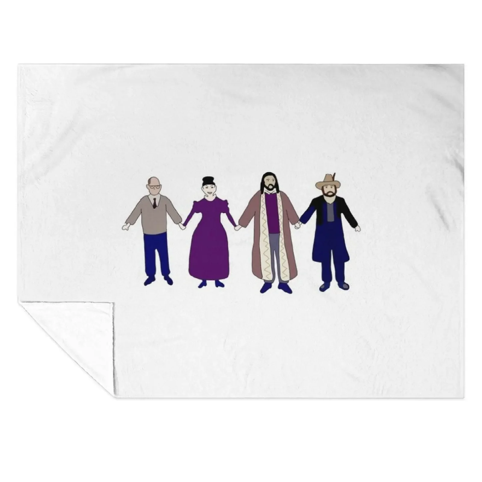 

Colin Robinson's Painting - What We Do In The Shadows Throw Blanket Loose For Baby Flannel Fabric Beautifuls Blankets