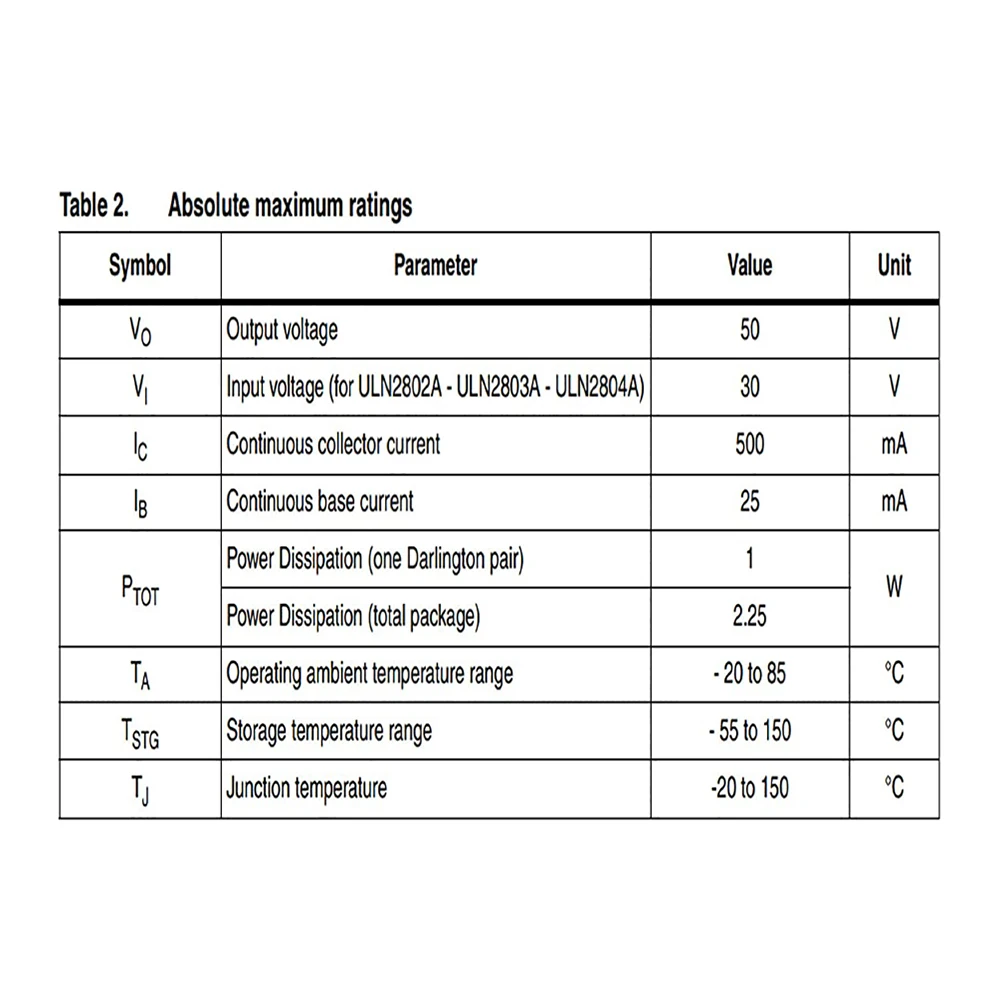 10Pcs ULN2803APG ULN2803 ULN2804APG ULN2803AFWG Darlington Bipolar Array Eight High-Voltage 50 V/500 mA DIP-18 SOP18