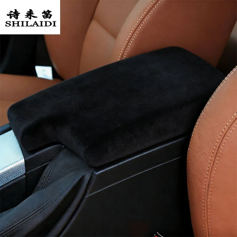 Suede leather Car Wrapping ABS For BMW 3 Series E90 F30 G20 2005-2025 Center Console Stowing Tidying Armrest Cover Sticker Trim