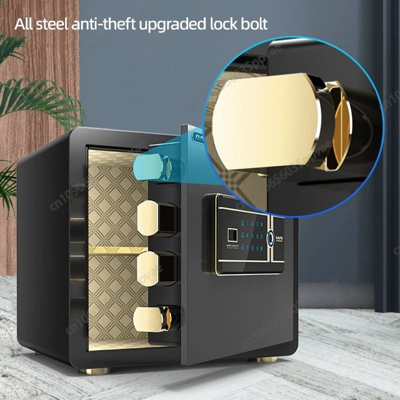 Hidden Anti-theft Anti-pry Fireproof And Three-proof Small Safe Password Fingerprint WIFI Safe Suitable For Hotels And Homes
