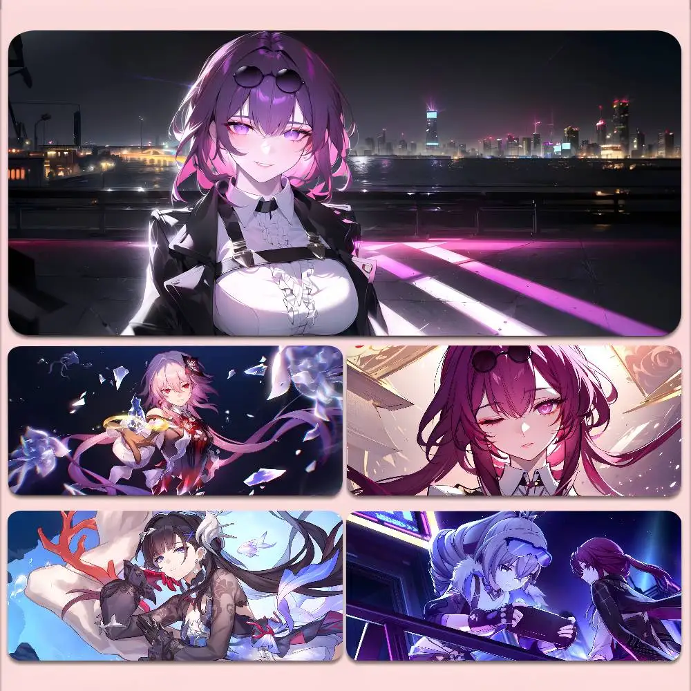 

Anime Game Honkai Star Rail Helektra Mousepad Non-slip Suitable For Office Computers Laptops E-sports Game Desk Mats
