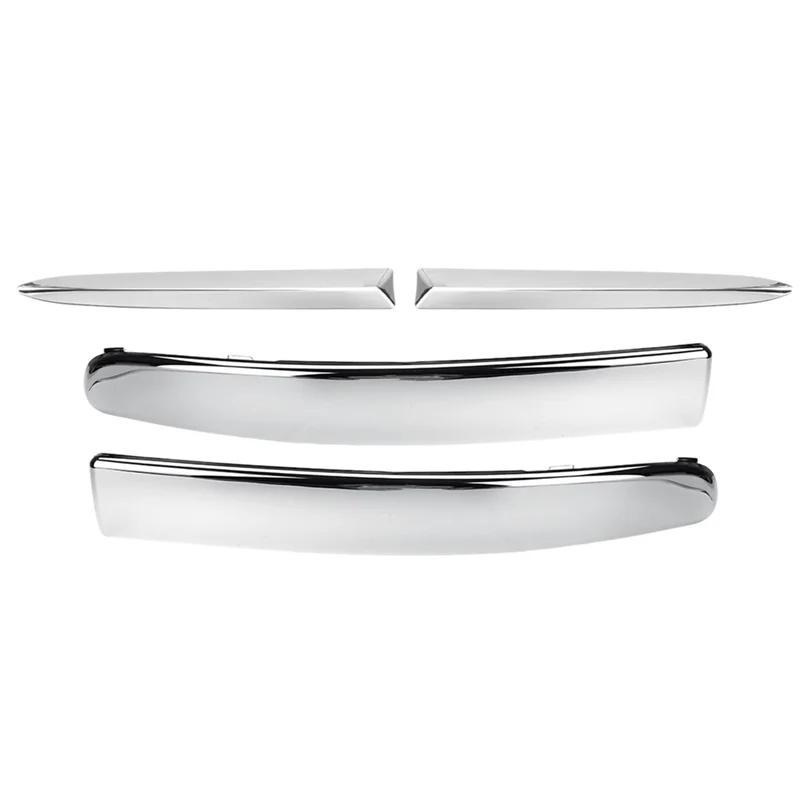 

Уникальные 4 шт./компл. накладка на передний бампер, защитные молдинги, хромированные полоски для FIAT 500 07-15 735455041 735455042 735455056 735455057