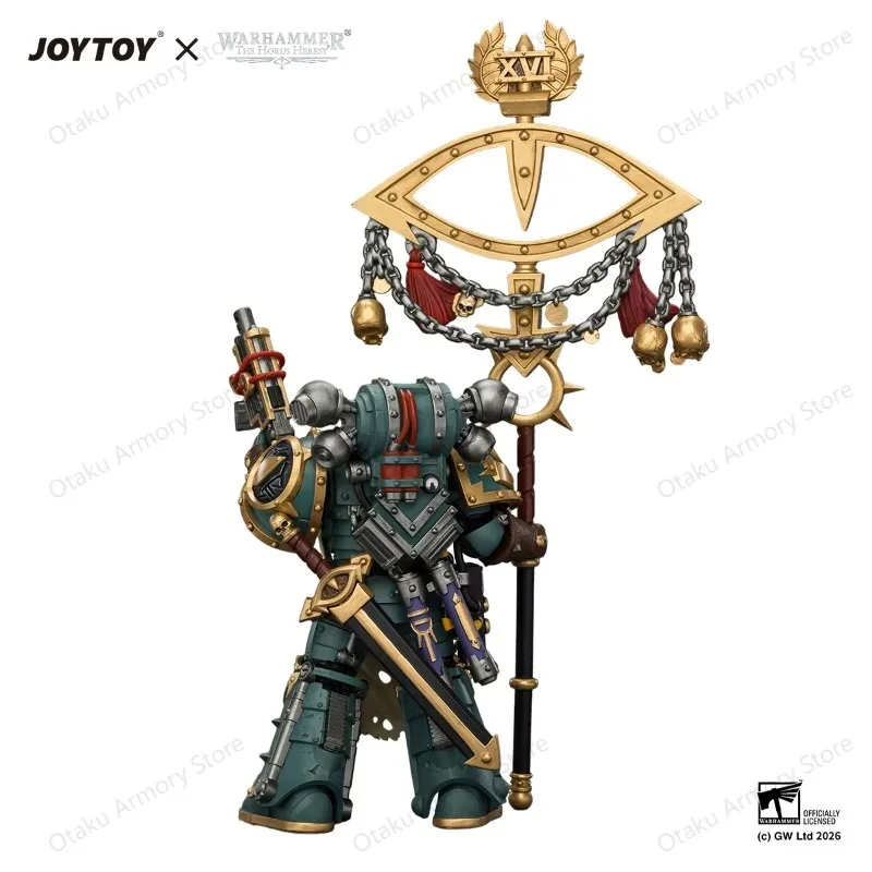 (Pre‑Sale) JOYTOY Warhammer The Horus Heresy 1/18 Sons of Horus Maloghurst The Twisted Warmaster's Equerry Action Figure Hobby
