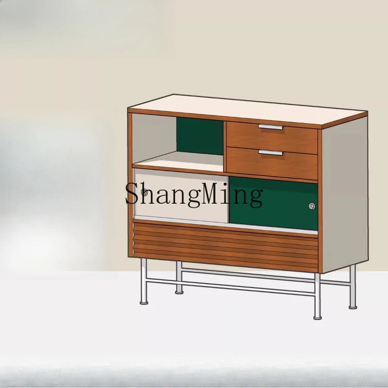 

FG medieval side cabinet restaurant color bookcase storage locker