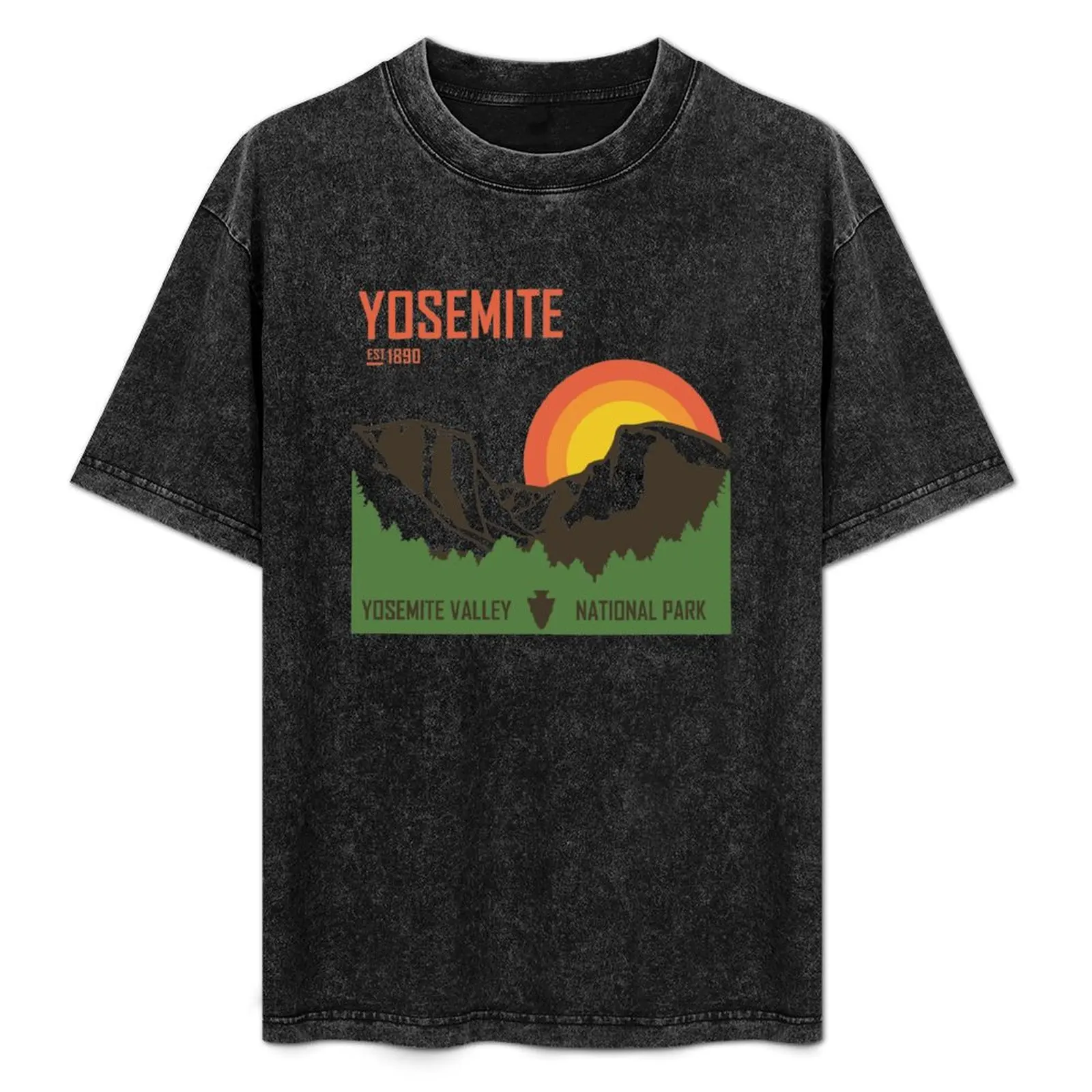 

Yosemite National Park T-Shirt Sweat Resistant Workout Tee Shirt