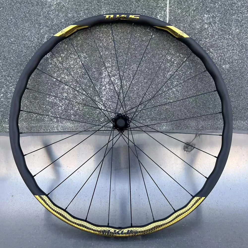 TUKUS Challenger MTB Carbon Wheelsets Mountain Wave Wheelset Ratchet 36T/52T Steel Spoke 29er Disc Brake Wheelset UCI Quality