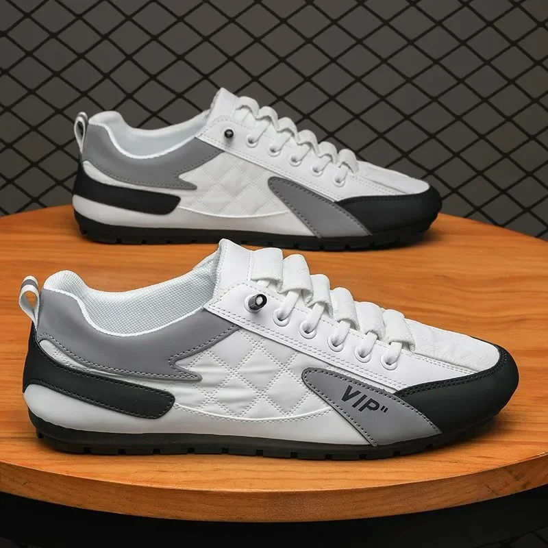 

Pop Men's Casual Shoe Summer New Breathable Canvas Shoes For Men Fashion Wild Flat-bottomed Bean Shoes Man Sneakers Chaussure Ho