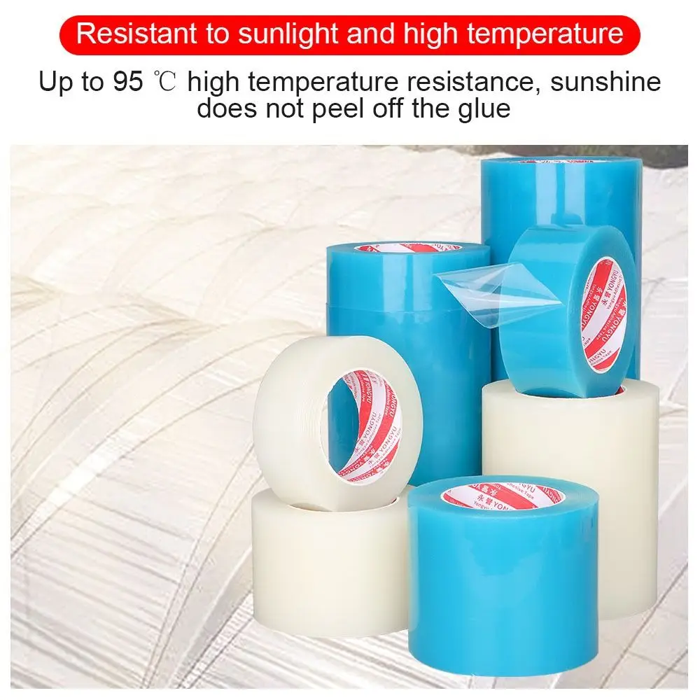 1Roll Agriculture Garden Film Repair Tape UV Resistant Waterproof Self-Adhesive Seal Tape PE 10Meters 50/100mm Tent Repair Glue