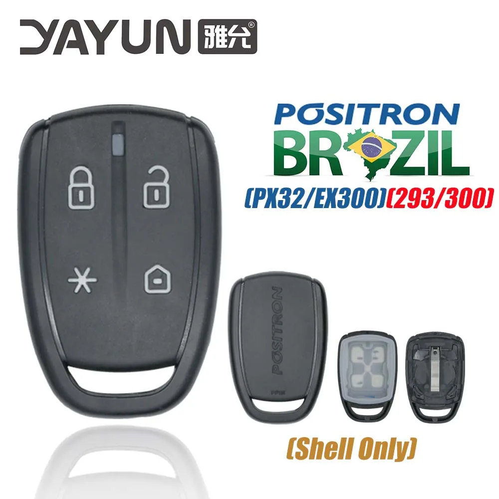 YAYUN AKBPS182 PX72 Shell Burglar Alarm 4 Button Control With Battery Clip For Positron Flex