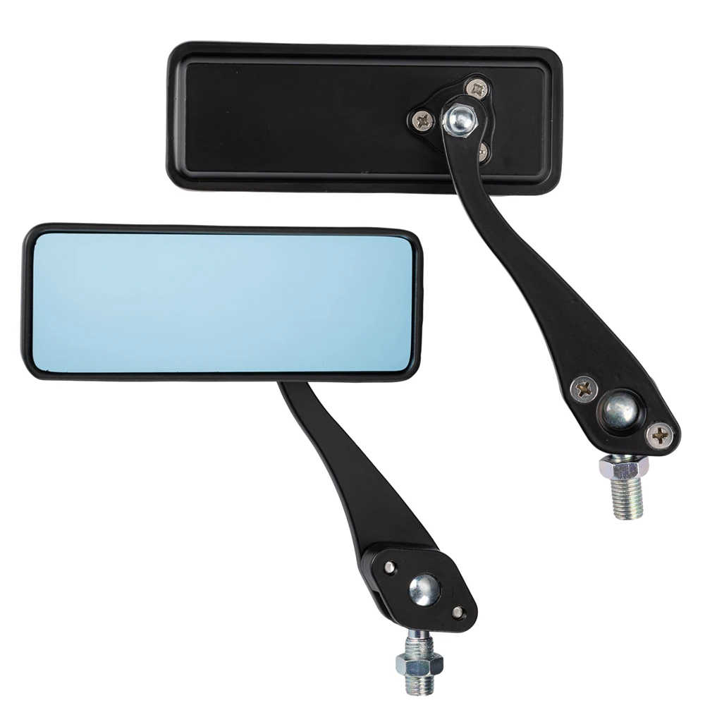 

Universal Motorcycle Rearview Mirror Square Mirror Aluminum Alloy Adjustable Angle Motorbike Off-road Side Mirrors & Accessories