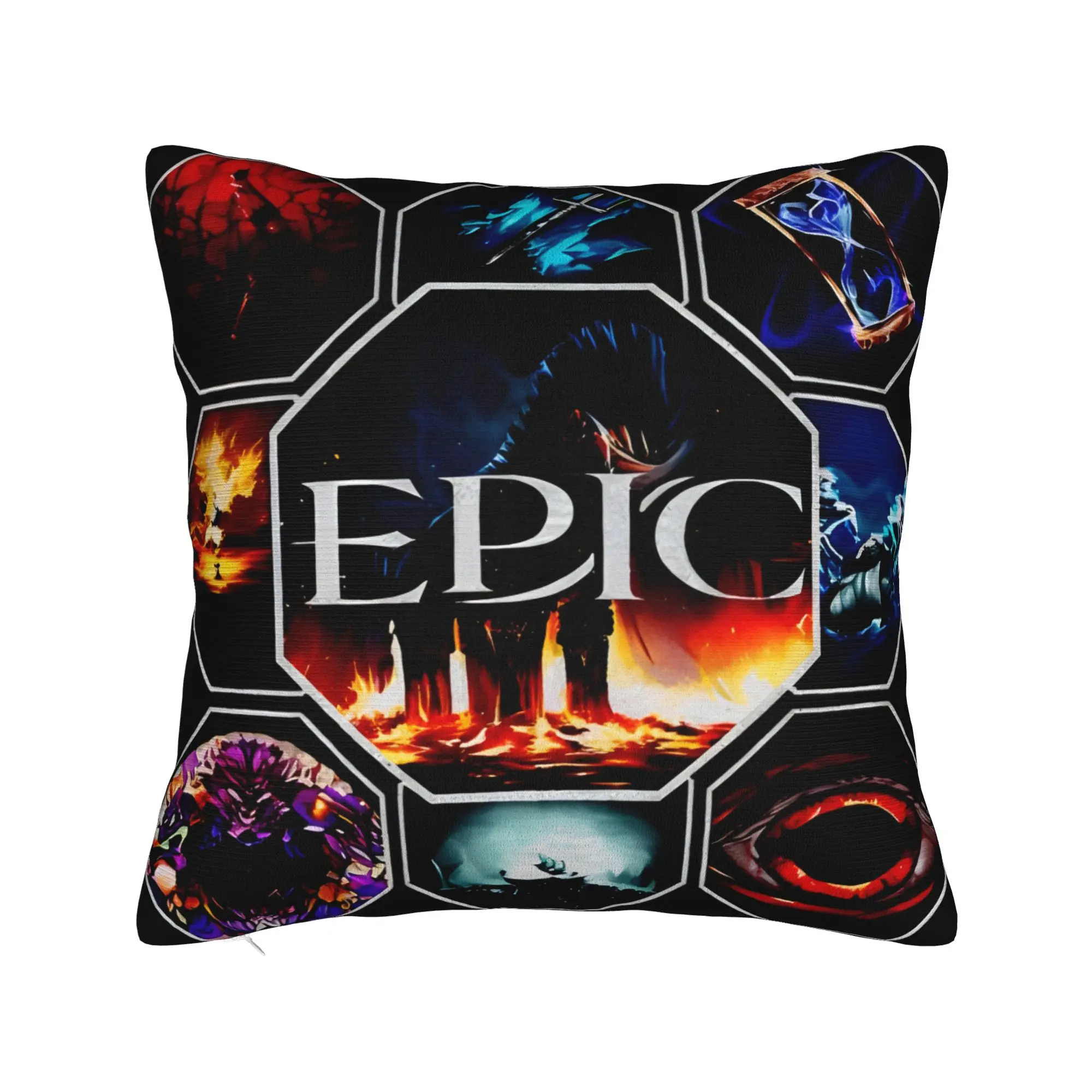 E-Epic The Musical Pillow Case Music Drama Soft Pillow Cover For Living Room Sofa Morden Cushion Cover