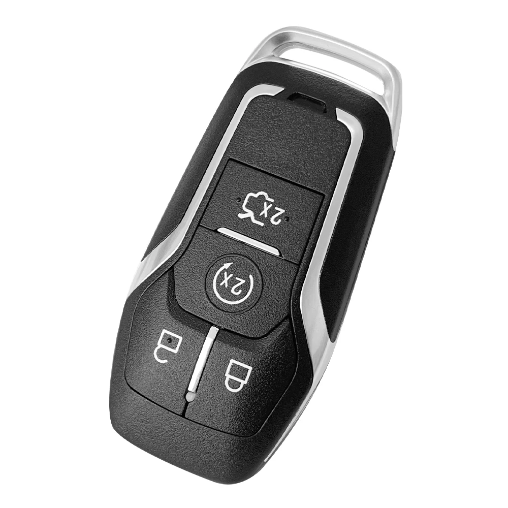 XNRKEY 315/433/868Mhz ID49 Smart 4 Button Remote Key for Ford Mondeo Explorer Mustang Focus Fusion FCC:M3N-A2C31243300