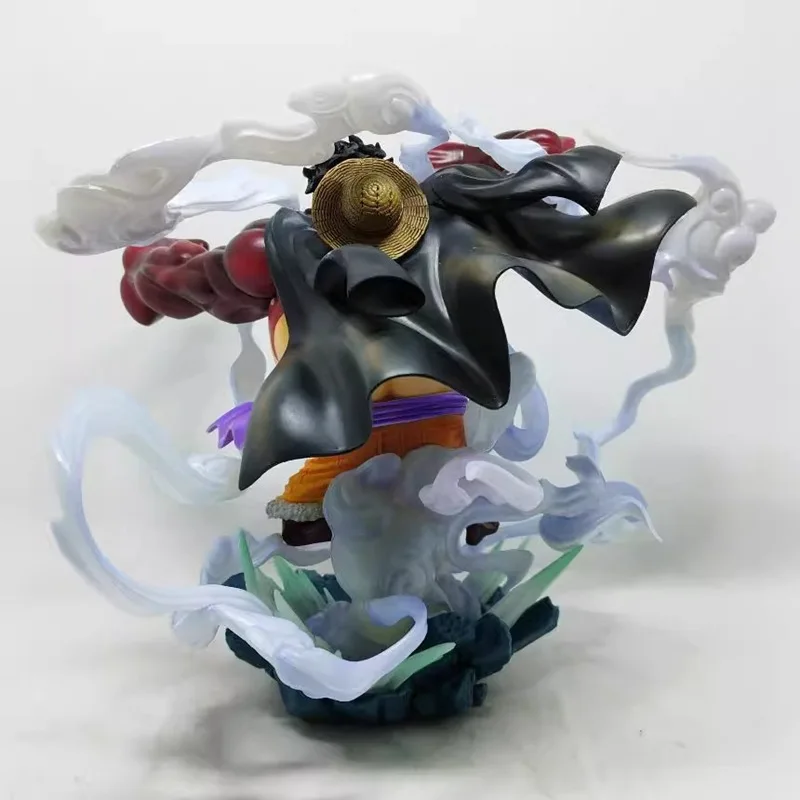 20cm One Piece Anime Figure Monkey D. Luffy Gear 4 Model Dolls Action Figurine Gk Luffy Statue Decor Collect Kids Boy Toy Gift - view 5
