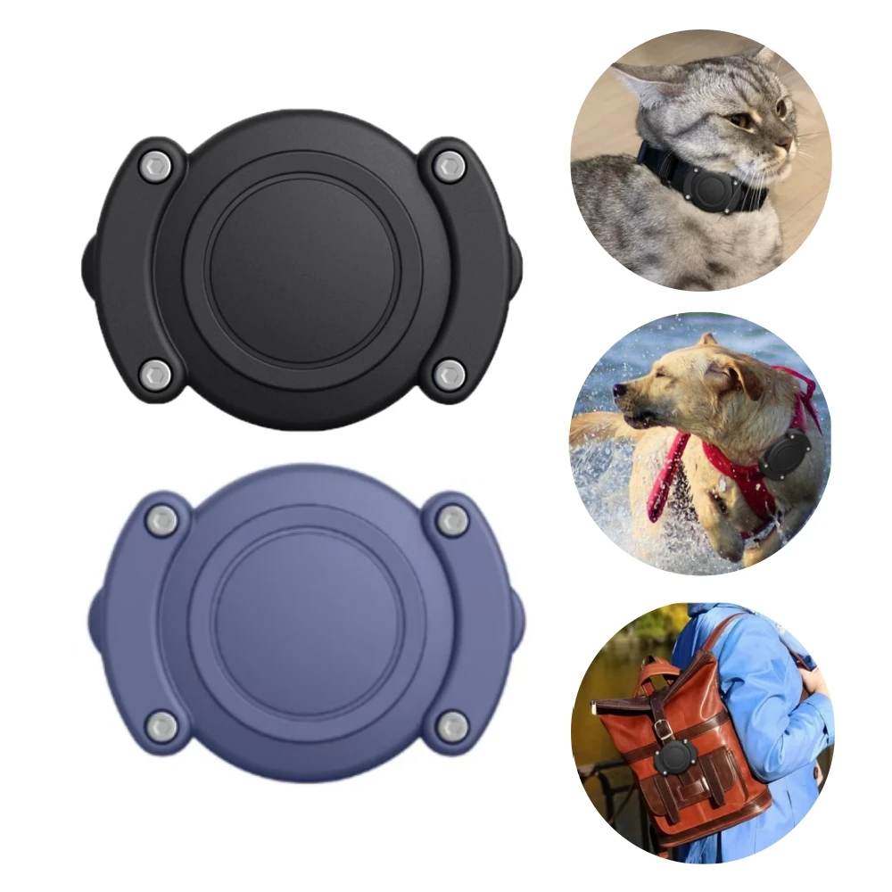 For Air Tag Dogs Collar Holder Wear-Resistant Anti-Scratch Protective Tag Holder Case For Pet Collar GPS Pet Trackers For Dogs
