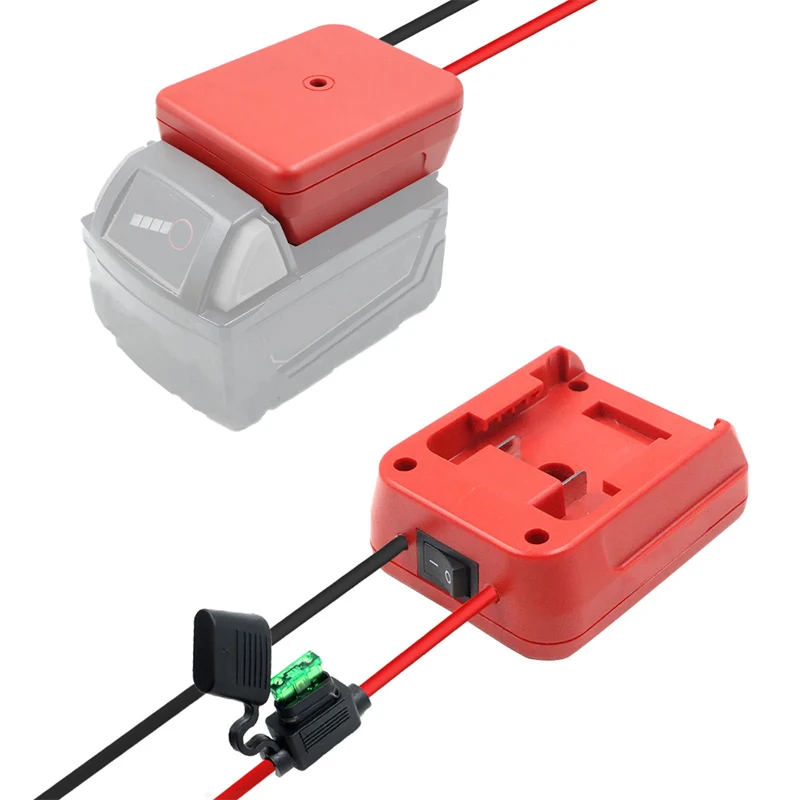 DIY Switch Power Wheels Adapter Wire 30A Fuses Source For DeWALT 20V For Milwaukee 18V Lithium Ion Battery Rc Car Toys Robotics view 3