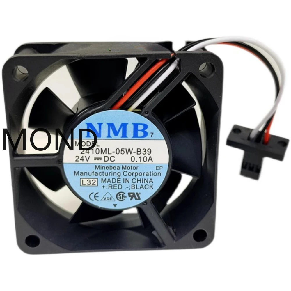 2410ML-05W-B39 ventilador de servidor para NMB NMB-MAT doble bola flujo Axial CPU fuente de alimentación inversor ventilador de refrigeración 24V 0.1A 6CM 6025 nuevo