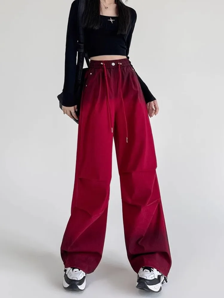 Plones de trabajo rojos deadados americanos para mujer, plones deportivos de baile de Jazz americano, hoados, inf...