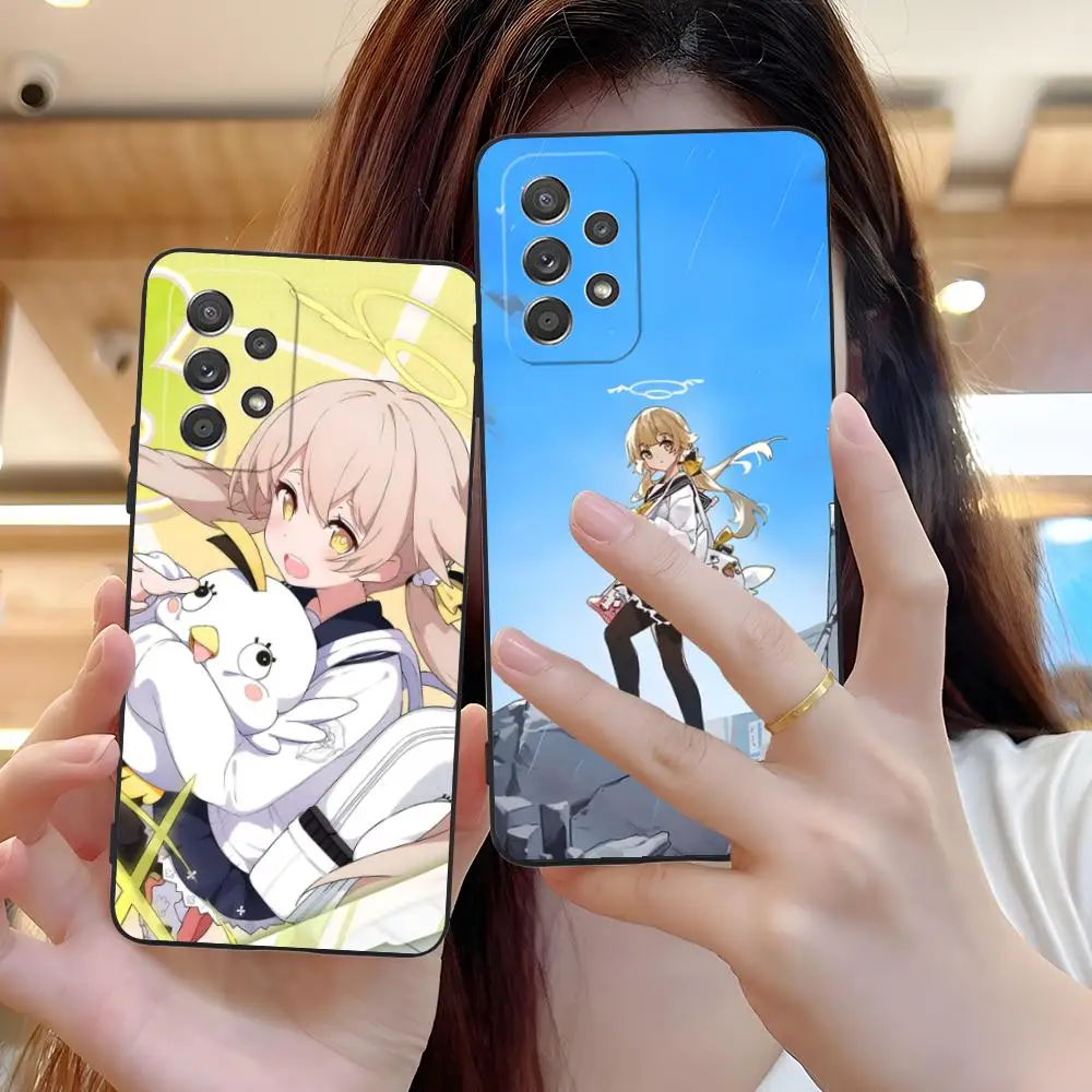 

Blue Archive Ajitani Hifumi Phone Case for Samsung Galaxy A56 55 54 53 52 51 36 35 34 23 16 15 5G Colorful Cover Pretty Cover