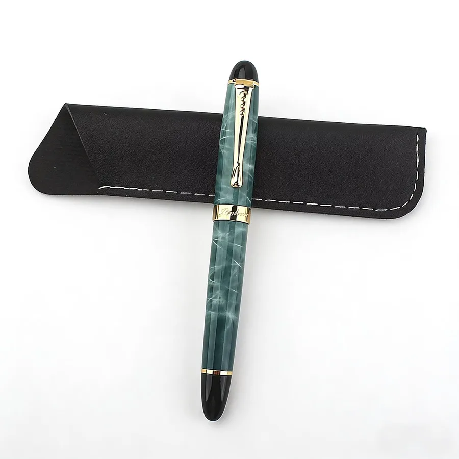 Jinhao X750 Classic Style Silver Clip Metal Fountain Pen 0.5 mm Nib Steel Ink Pens for Gift Office Supplies School Supplies