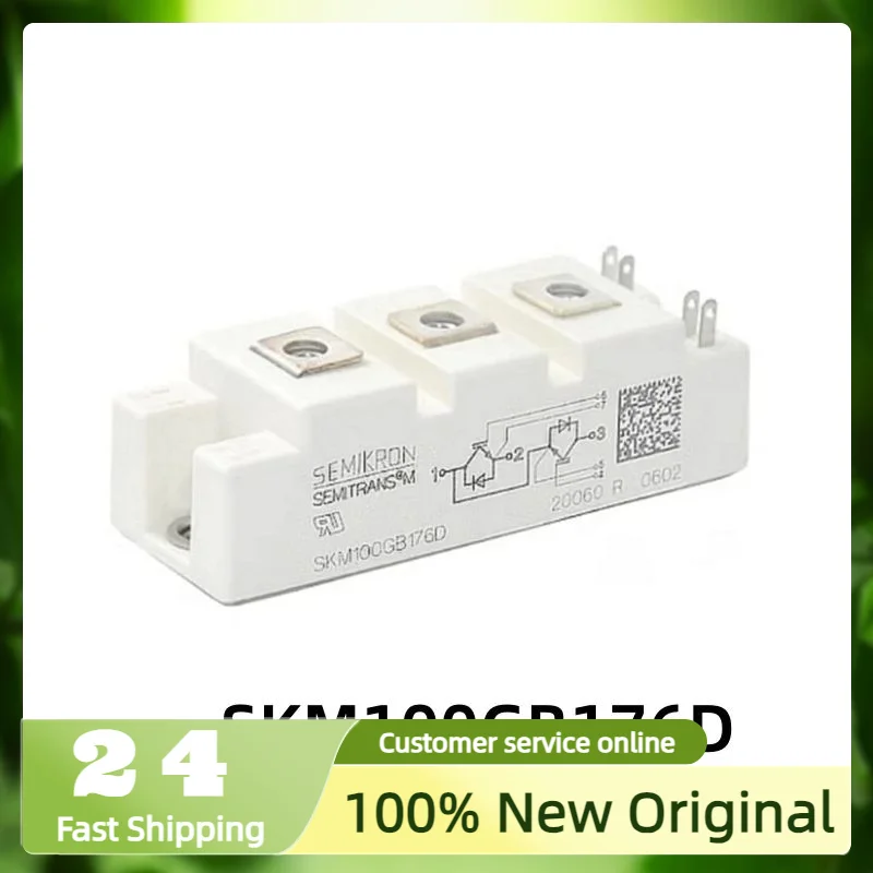 

SKM100GB176D Кремниевый модуль с тиристорным управлением 100A1700V