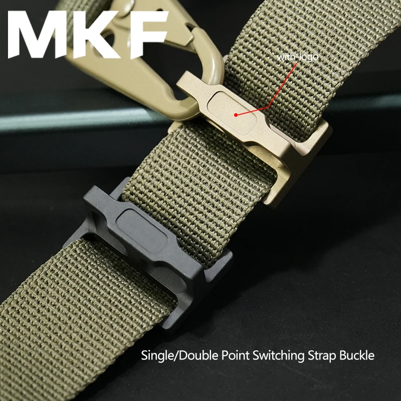 

Tactical Metal QD 1.25 Loop Sling Mount 2 To 1 Point Triglide Mount Shoulder Strap Compatible Adapter For Airsoft Strap Connect