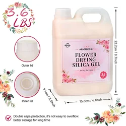 3.6LBS Silica Gel Desiccant Color-Changing Drying Flower Desiccant Silica Sand Christmas Gifts Wedding Decoration,DIY Hand-Dried