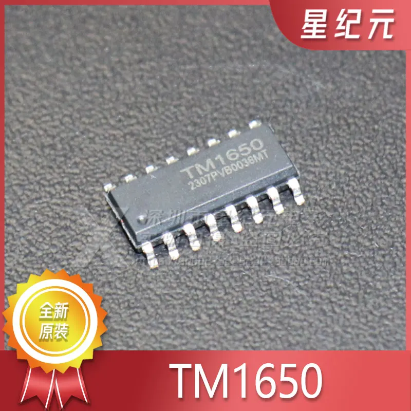 

[IN STOCK]1 Piece Original and Genuine Patch TM1650 SOP-16 LED Driver Control/keyboard Scanning Integrated Circuit