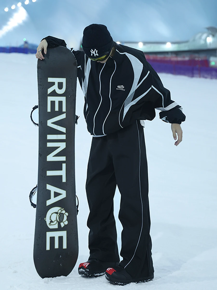 

Мужские зимние брюки для экстремальных холодов, утепленные флисом, утолщенные, износостойкие, для катания на лыжах, молодежные повседневные брюки прямого кроя