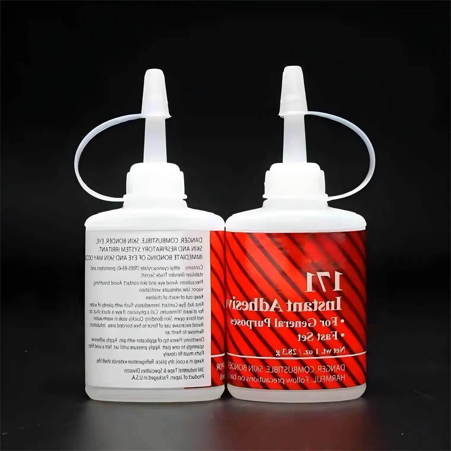 Super Strong 3M171 Instant Glue 28.3g, No Whitening & Quick Dry for Tire Rubber Repair, Shoe, Model, Plastic Metal Bonding Adhes