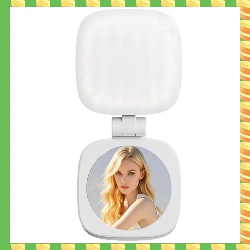 

AB53 Магнитный заполняющий светильник для прямой трансляции, кольцевой светильник для мобильного телефона, зеркало, косметический светильник для селфи, компактный портативный светильник