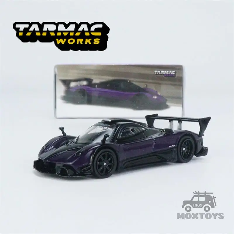 

Tarmac Works 1:64 Pagani Zonda R Viola PSO Diecast Model Car