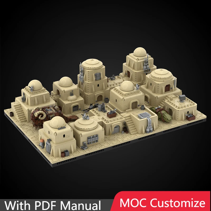 

Популярная 7449 шт. MOC модульная модель здания пустыни на заказ головоломка технология творческая сборка забавный подарок на Рождество и день рождения