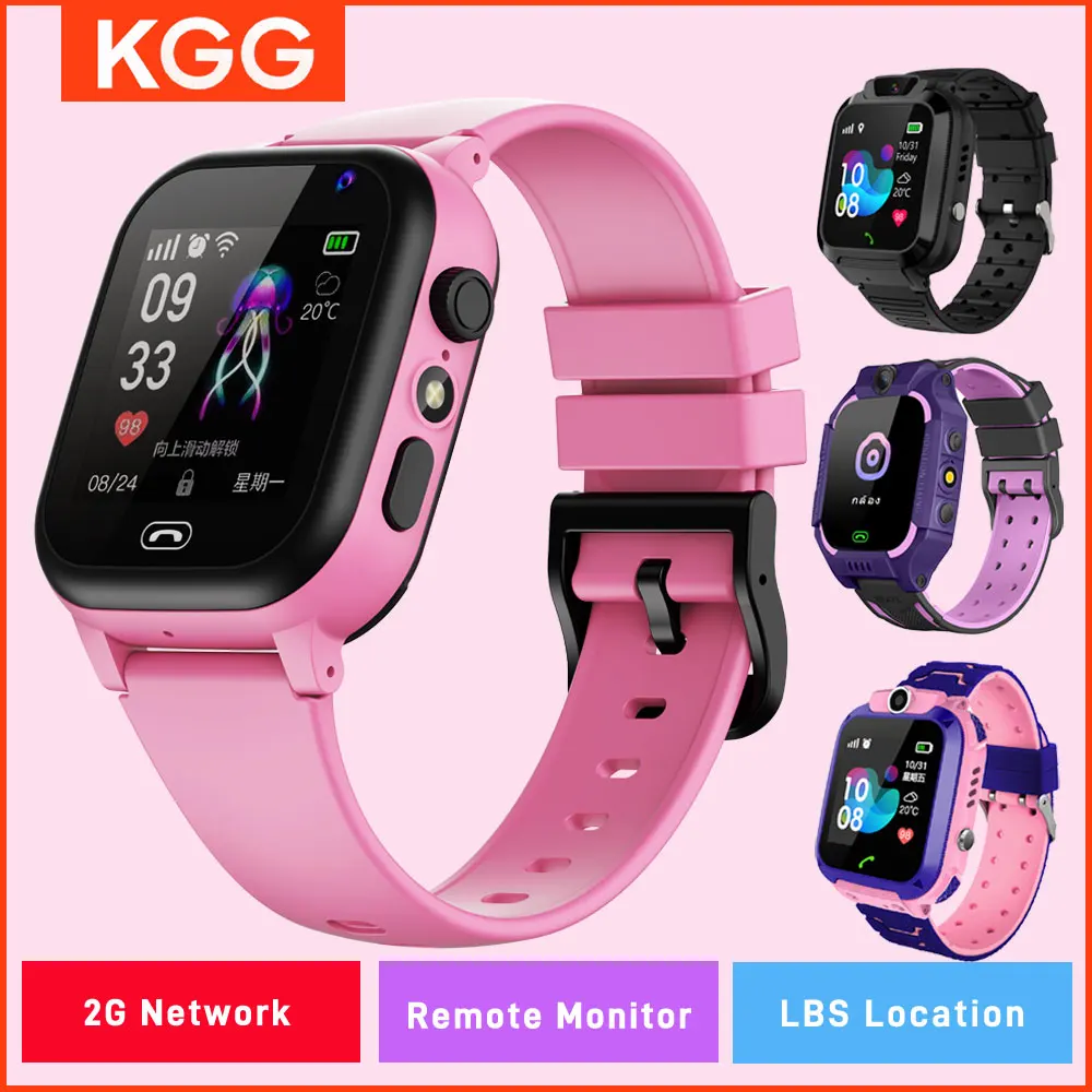  Kids Smart Watch Phone 4G Sim Card 2G Internet SOS LBS Location Call Child SmartWatch Camera Clock For Boys Girls Gifts