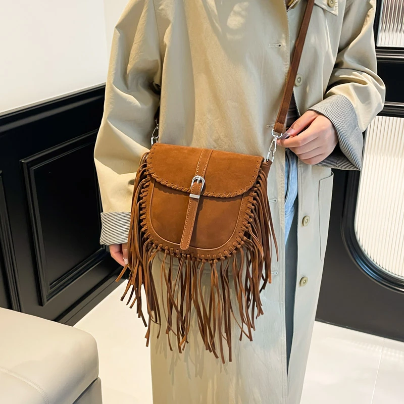 

Fashion Women Nubuck PU Leather Shoulder Bag High Quality Ladies Small Handbags Messenger Bags Casual New Female Crossbody Bag