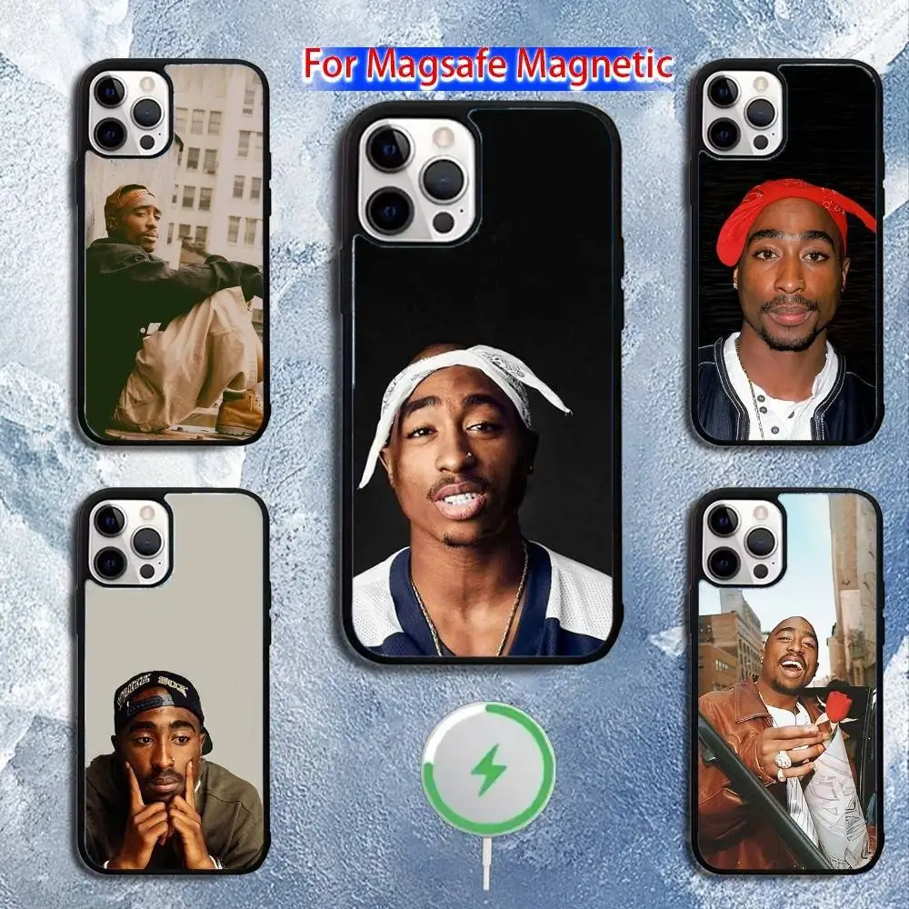 

2pac-c Singer T-Tupac Phone Case For iPhone 16,15,14,13,12,11,Pro,Max,Plus,Mini,Magsafe,Magnetic Wireless Charging Case