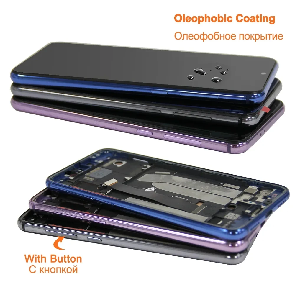 5.97\'\' AMOLED TFT For Xiaomi Mi 9 SE Mi9 Se LCD Display Touch Screen Digitizer Assembly With Frame For Xiaomi Mi 9se LCD Screen