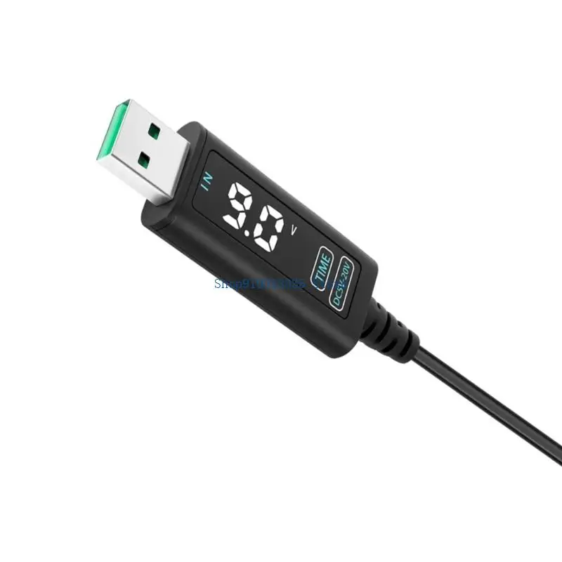  Fast Speed DC5.5mm Charging Cable 5V 12V 20V Adjustment for Multiple Devices Fast Data Transfer USB/Type C Optional
