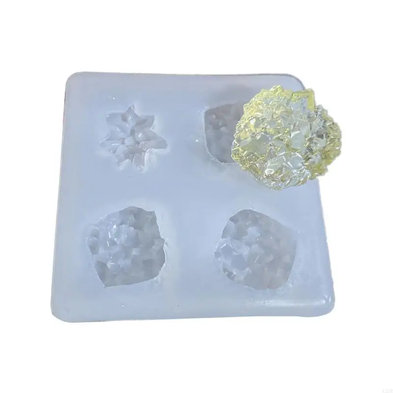 J2HB Handmade Decorations Crystal Stone Casting Mold Crystal Cluster Mold Resin Simulation Original Stone UV Epoxy Resin Mold