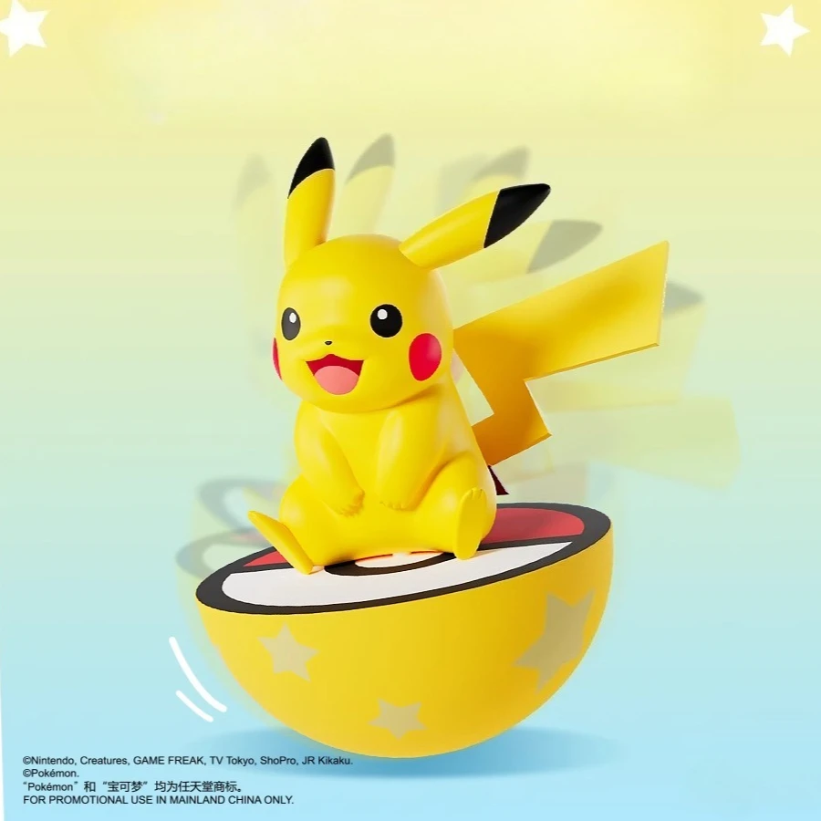 

Pokemon Figure Toys Pikachu Ectoplasma Quaxly Sprigatito Sylveon Fuecoco Tumbler Ornament Toys Model Children's Birthday Gifts