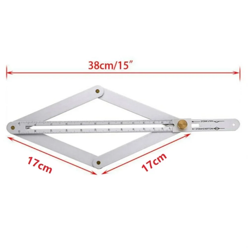 1 Pc Stainless Steel Protractor Corner Angle Finder Ceiling Artifact Tool Square Protractor Carpentry Building Measuring Tools