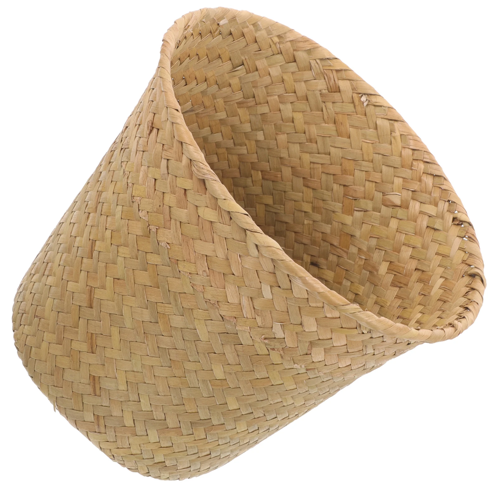 

Storage Crate Woven Waste Basket Seagrass Multi-functional Organizer Grocery Rustic Bins Decorative