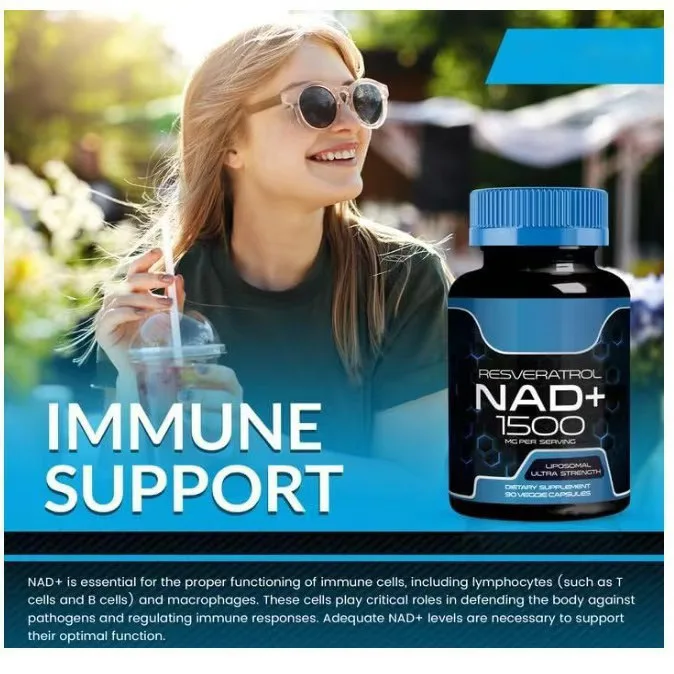 

Ниацинамидные капсулы NAD+соменьшает морщины, способствует росту волос и добавляет питательные вещества.