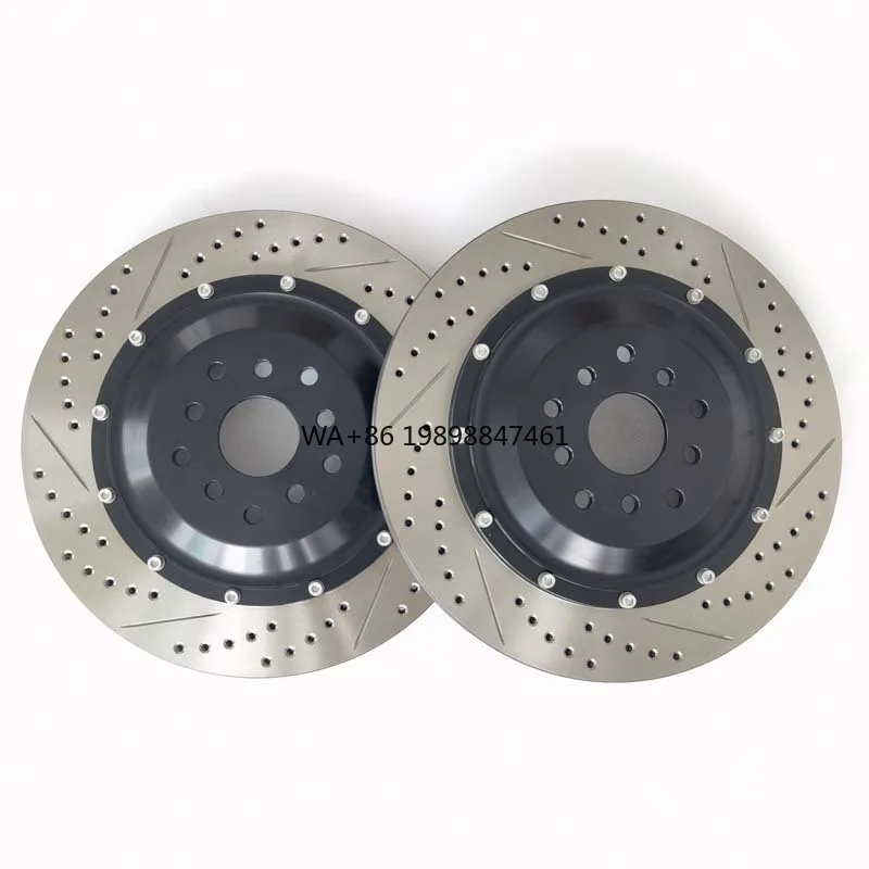 

2 шт., большой ротор, обновленный суппорт, ротор 355*32 мм, полностью плавающий твердый тормозной диск для автогонок